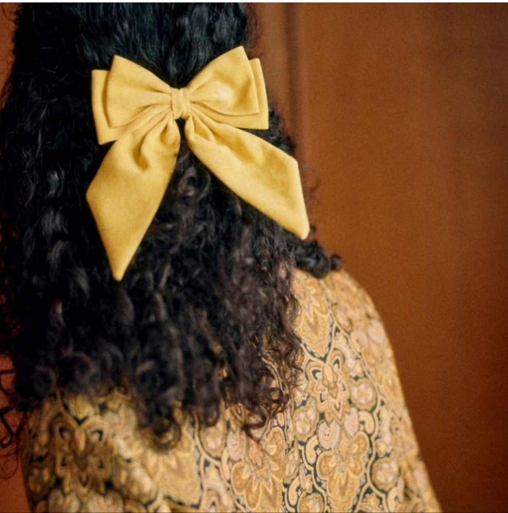 Sezane x Maria de la Orden hair bow clip NWT